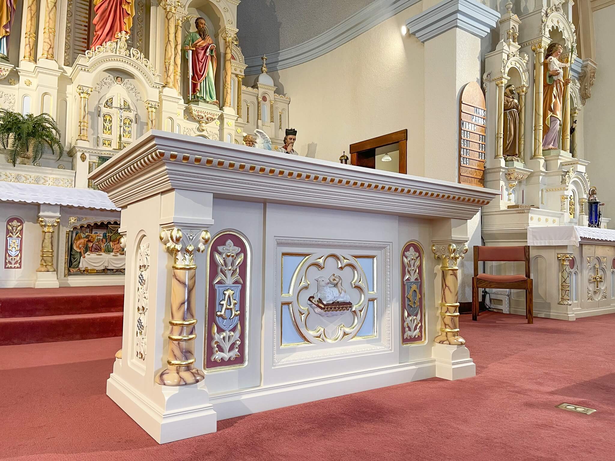 History in the Making St John Nepomucene New Altar Catholic